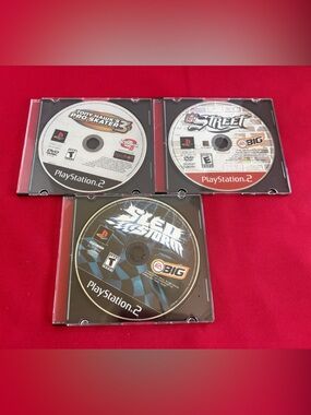 PlayStation 2 Game Disc Bundle - Lot of 3